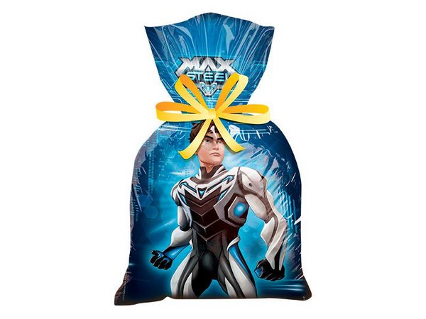 Sacola Surpresa Plstica New Max Steel 08 Unidades